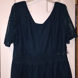 Xhilaration Lacey Green Dress